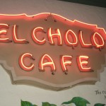 El Chollo Neon Sign Mexican Restaurant Los Angeles